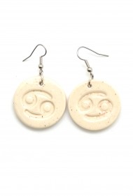 Cancer Ceramic Earrings